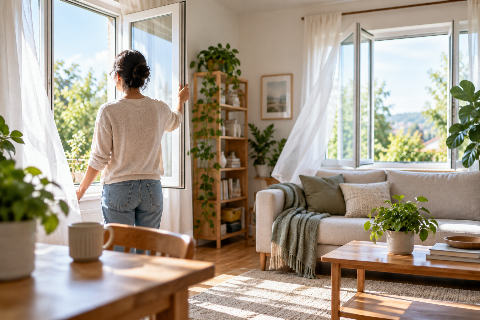Editorial illustration for Airing Out Your Home: A Patient-Friendly Guide to Everyday Indoor Air and Health